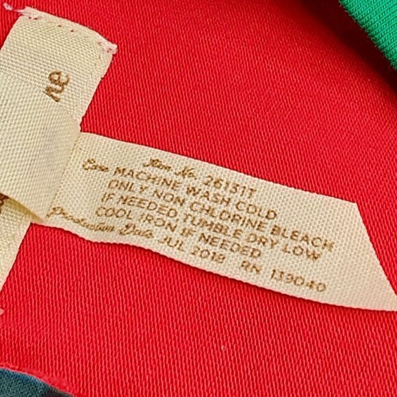 MATILDA JANE 'BOUGHS OF HOLLY' TUNIC BUTTON BACK PLAID RUFFLE LACE TOP - Picture 9 of 16